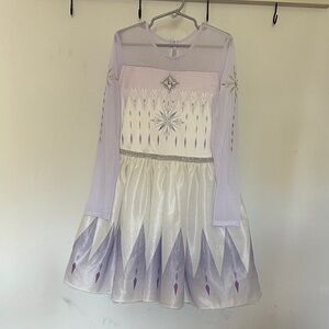 Disney Frozen Princess Dress - Lavender and White